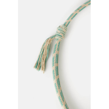 Anneau d’encolure Horze en coton Bleu turquoise