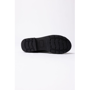 Boots jodhpur Horze Sporty cuir végan éléments effet cristal Noir