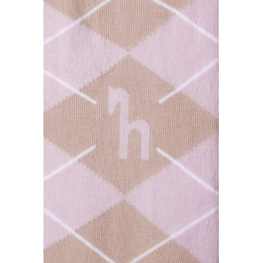 Chaussettes Horze Holly argyle Teinte orchidée