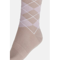 Chaussettes Horze Holly argyle Teinte orchidée