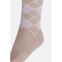 Chaussettes Horze Holly argyle Teinte orchidée