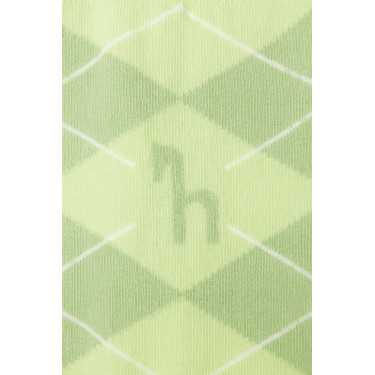 Chaussettes Horze Holly argyle Jade blanc