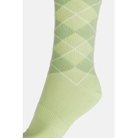 Chaussettes Horze Holly argyle Jade blanc