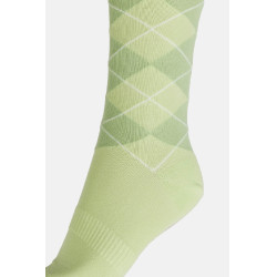 Chaussettes Horze Holly argyle Jade blanc