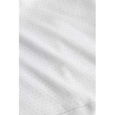 Polo de concours Horze Louisa mesh femme Blanc / bleu turquoise Polo de concours Horze Louisa mesh femme Blanc / bleu turquoise