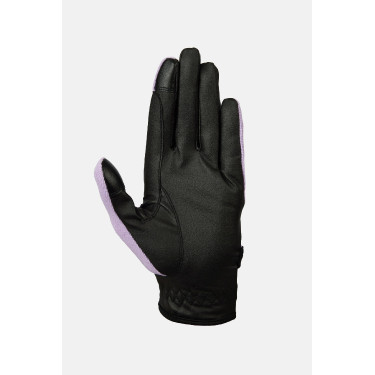 Gants d’équitation Horze Romy Givre de lavande Rose