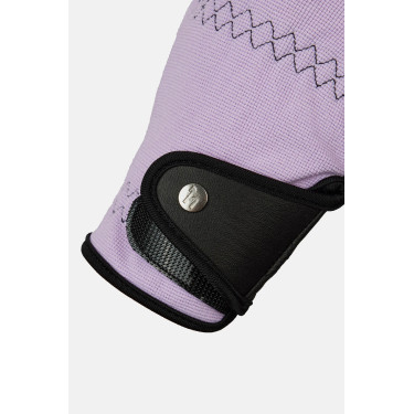 Gants d’équitation Horze Romy Givre de lavande Rose