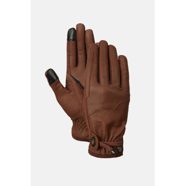 Gants d’équitation Horze western en cuir Dakota Marron