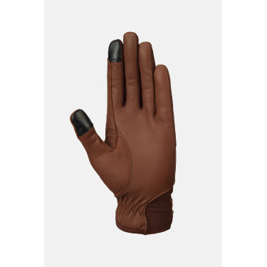 Gants d’équitation Horze western en cuir Dakota Marron