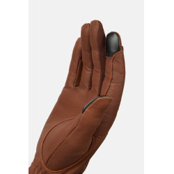Gants d’équitation Horze western en cuir Dakota Marron