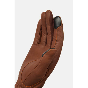 Gants d’équitation Horze western en cuir Dakota Marron