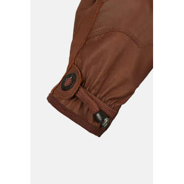 Gants d’équitation Horze western en cuir Dakota Marron