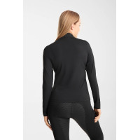 Haut technique rafraîchissant Horze Emmie manches longues femme Noir Haut technique rafraîchissant Horze Emmie manches longues femme Noir