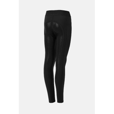 Legging d’équitation Horze Maia Young Rider à fond intégral Noir