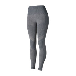 Legging d'équitation Horze sans couture fond intégral silicone Vanessa femme Gris