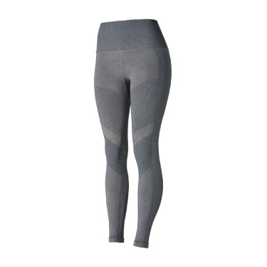 Legging d'équitation Horze sans couture fond intégral silicone Vanessa femme Gris