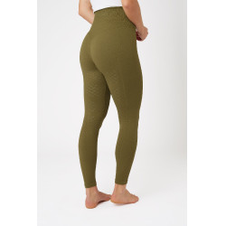 Legging d'équitation Horze thermiques sans coutures Melissa femme Vert sapin Legging d'équitation Horze thermiques sans coutures Melissa femme Vert sapin