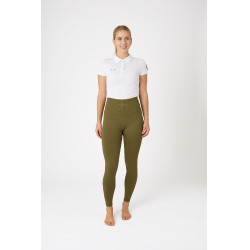 Legging d'équitation Horze thermiques sans coutures Melissa femme Vert sapin Legging d'équitation Horze thermiques sans coutures Melissa femme Vert sapin
