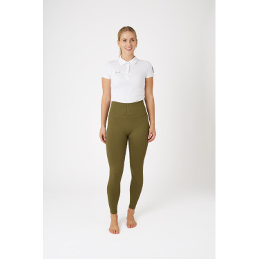 Legging d'équitation Horze thermiques sans coutures Melissa femme Vert sapin Legging d'équitation Horze thermiques sans coutures Melissa femme Vert sapin