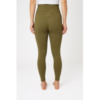 Legging d'équitation Horze thermiques sans coutures Melissa femme Vert sapin