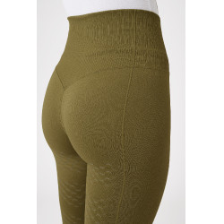 Legging d'équitation Horze thermiques sans coutures Melissa femme Vert sapin Legging d'équitation Horze thermiques sans coutures Melissa femme Vert sapin