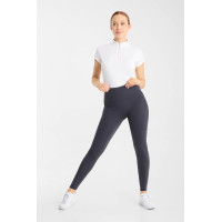 Legging d’équitation Horze Vilma femme à fond intégral rafraîchissant Noir