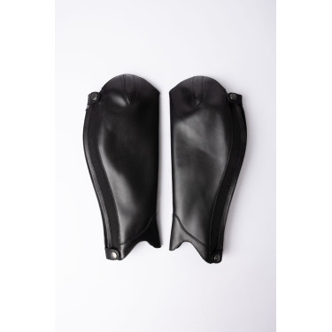 Mini-chaps B Vertigo élégants en cuir Noir