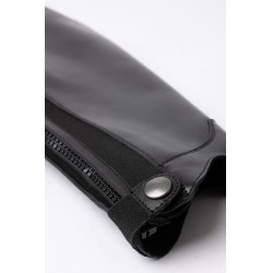 Mini-chaps B Vertigo élégants en cuir Noir
