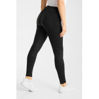 Pantalon d’équitation Horze Matilda perforé femme full grip Noir