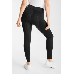 Pantalon d’équitation Horze Matilda perforé femme full grip Noir