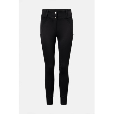 Pantalon d’équitation Horze Matilda perforé femme full grip Noir