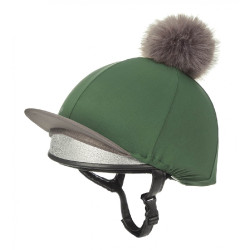 Toque My LeMieux en soie pour casque Vert chasseur