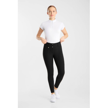 Pantalon Horze Grand Prix Pro grip genoux femme Noir