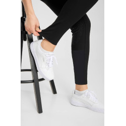 Pantalon Horze Grand Prix Pro grip genoux femme Noir