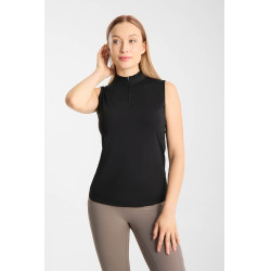 T shirt d’entraînement Emmie sans manches Horze femme cooling Noir T shirt d’entraînement Emmie sans manches Horze femme cooling Noir