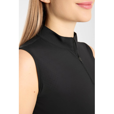 T shirt d’entraînement Emmie sans manches Horze femme cooling Noir T shirt d’entraînement Emmie sans manches Horze femme cooling Noir