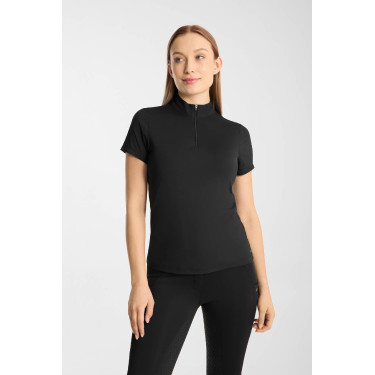 T-shirt d’entraînement Horze Emmie femme cooling manches courtes Noir T-shirt d’entraînement Horze Emmie femme cooling manches courtes Noir