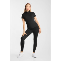 T-shirt d’entraînement Horze Emmie femme cooling manches courtes Noir T-shirt d’entraînement Horze Emmie femme cooling manches courtes Noir
