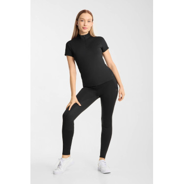 T-shirt d’entraînement Horze Emmie femme cooling manches courtes Noir T-shirt d’entraînement Horze Emmie femme cooling manches courtes Noir