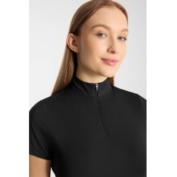 T-shirt d’entraînement Horze Emmie femme cooling manches courtes Noir T-shirt d’entraînement Horze Emmie femme cooling manches courtes Noir