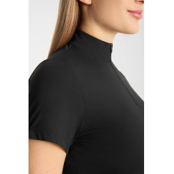 T-shirt d’entraînement Horze Emmie femme cooling manches courtes Noir T-shirt d’entraînement Horze Emmie femme cooling manches courtes Noir