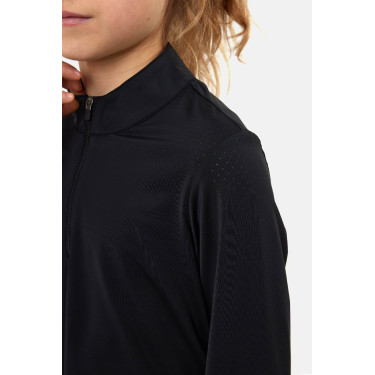 T-shirt d'entrainement Horze Young Rider rafraîchissant Emmie manches longues Noir T-shirt d'entrainement Horze Young Rider rafraîchissant Emmie manches longues Noir