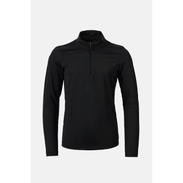 T-shirt d'entrainement Horze Young Rider rafraîchissant Emmie manches longues Noir T-shirt d'entrainement Horze Young Rider rafraîchissant Emmie manches longues Noir