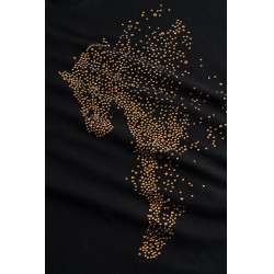 T-shirt Horze western Kathrin femme Noir
