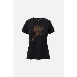 T-shirt Horze western Kathrin femme Noir