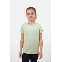 T-Shirt Horze Wilda Young Rider manches courtes Vert céladon