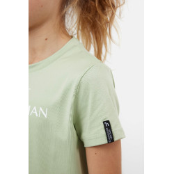 T-Shirt Horze Wilda Young Rider manches courtes Vert céladon
