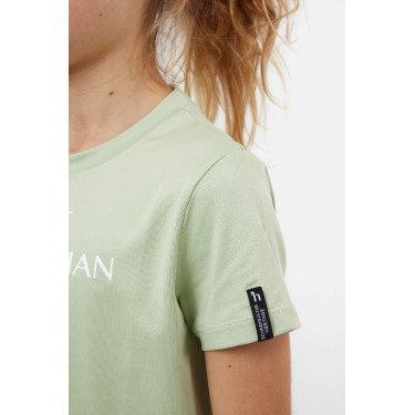 T-Shirt Horze Wilda Young Rider manches courtes Vert céladon