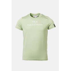 T-Shirt Horze Wilda Young Rider manches courtes Vert céladon