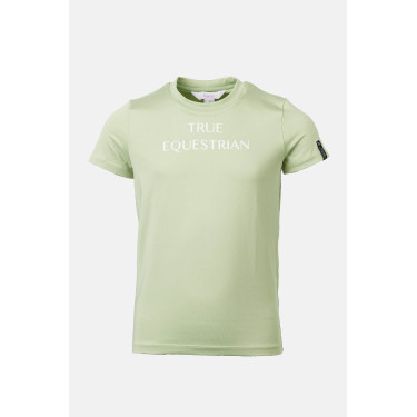 T-Shirt Horze Wilda Young Rider manches courtes Vert céladon